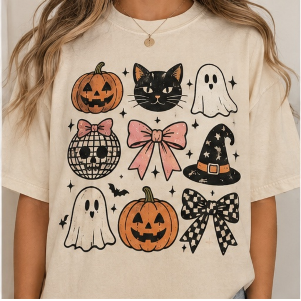 Spooky Vibes Collage CC Tee