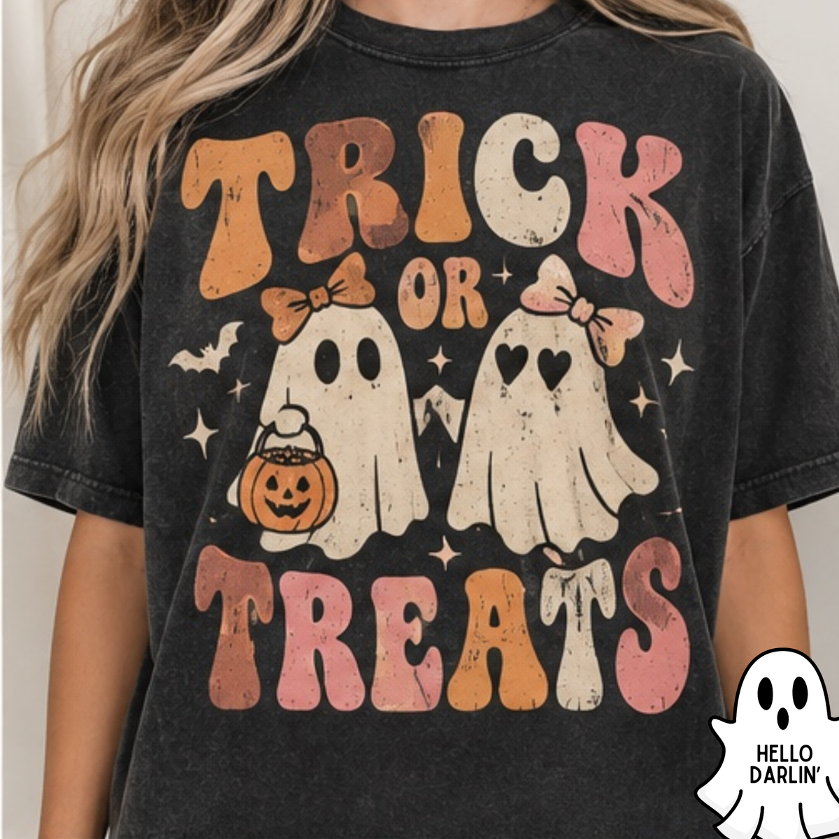 Trick or Treats Ghosties CC TEE