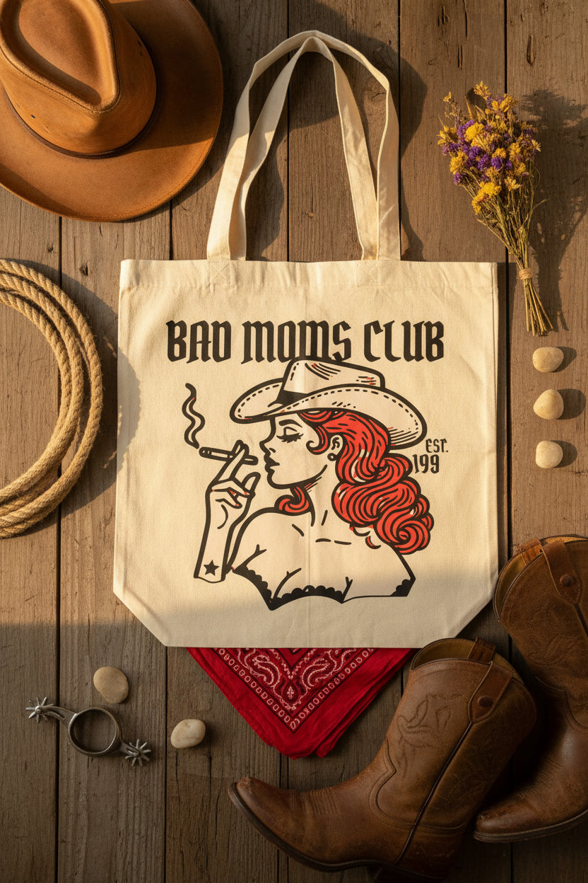 Bad Moms Club Canvas Tote