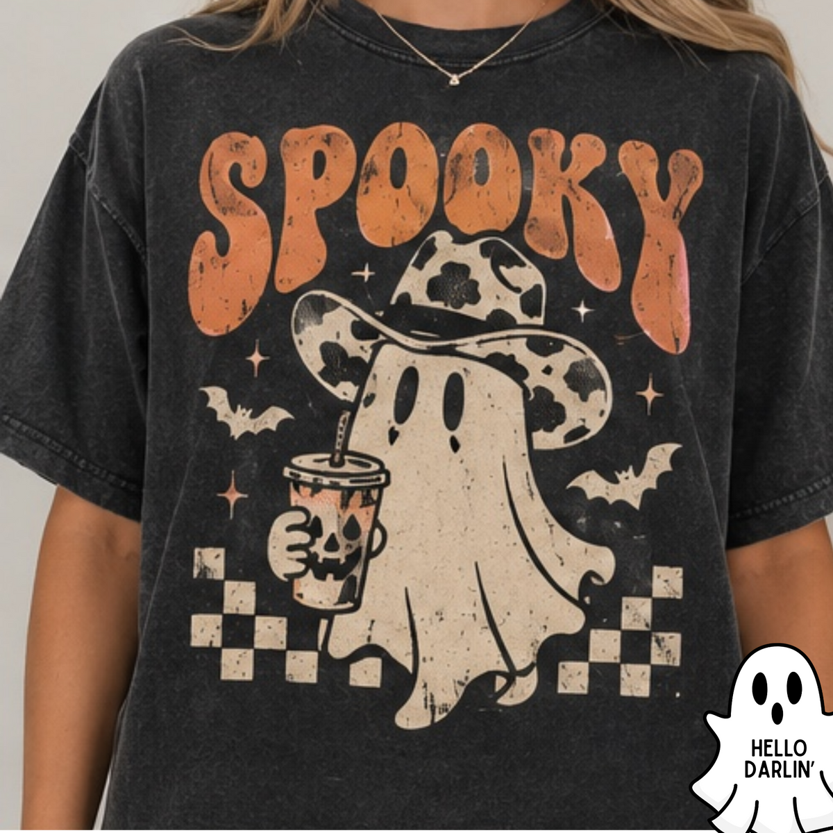 Spooky Ghost Cowboy CC Tee