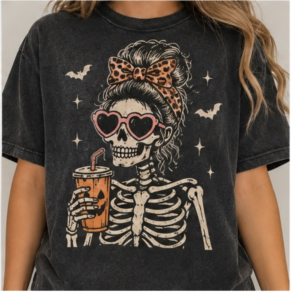 Skeleton Girl CC Tee