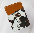 Brown Cowhide Phone Pocket
