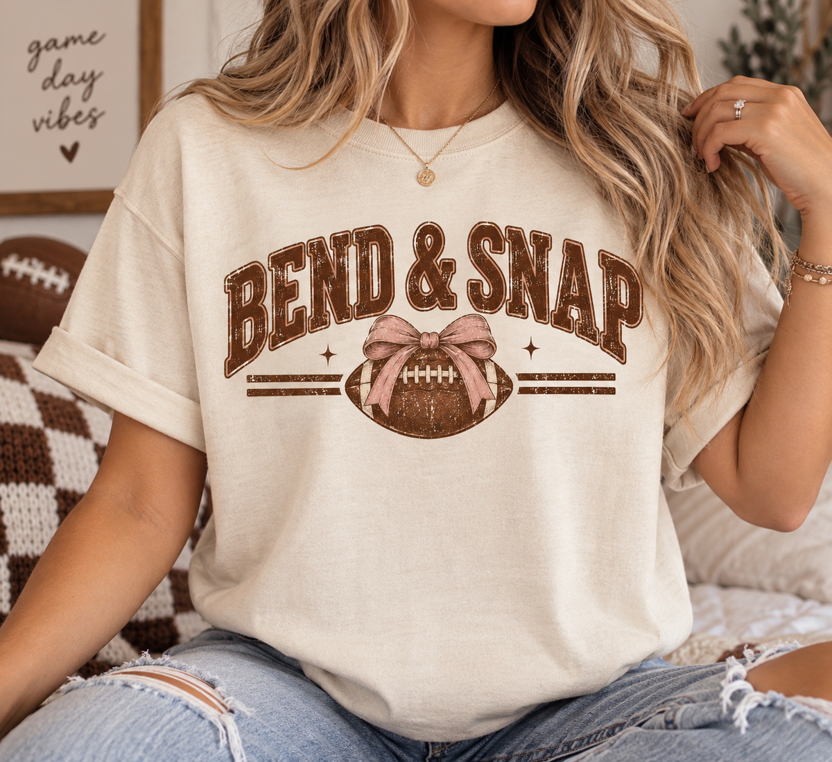 Bend & Snap Football CC Tee